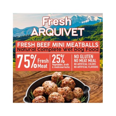 Fresh Beef Mini Meatballs - Mini Albóndigas con ternera, boniato y zanahoria - 200g
