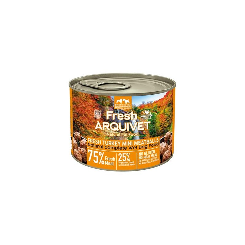 Fresh Turkey Mini Meatballs - Mini Albóndigas con pavo, brócoli y calabaza - 200 g