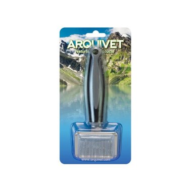 Carda con púas metálicas - 16 x 6,5 cm