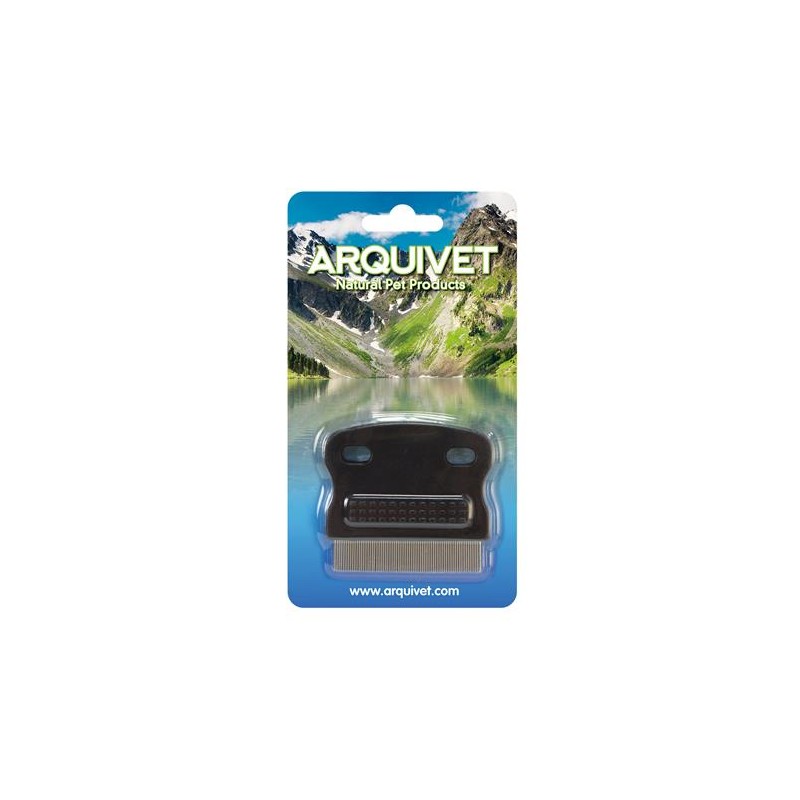 Peine antipulgas metálico