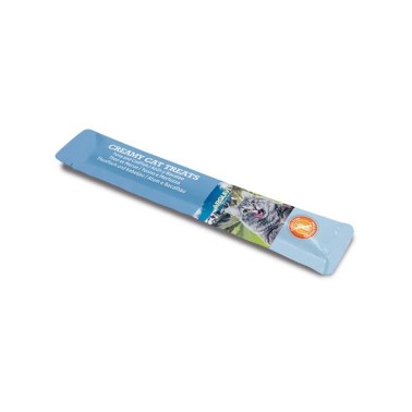Creamy Cat Treats - Snack cremoso de Atún y Bacalao (bolsa 5 sobres de 14 g)