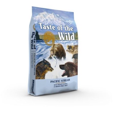 Taste of the Wild Pacific Stream Pienso con Salmón Ahumado para Perros 12,2KG