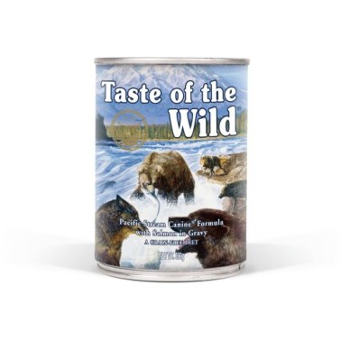 Taste of the Wild Pacific Stream Comida Húmeda con Salmón para Perros 390GR