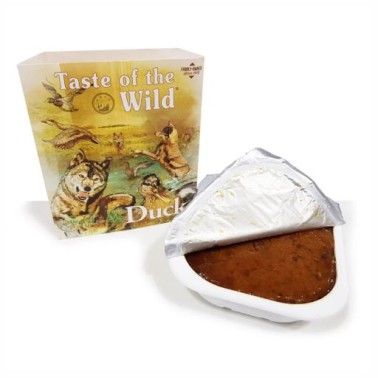 Taste of the Wild Tarrina con Pato Pollo y Fruta para Perros 390GR