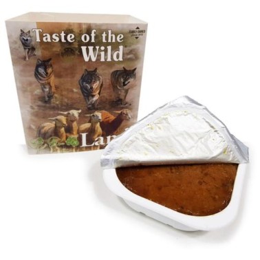 Taste of the Wild Tarrina con Cordero Pollo y Fruta para Perros 390GR