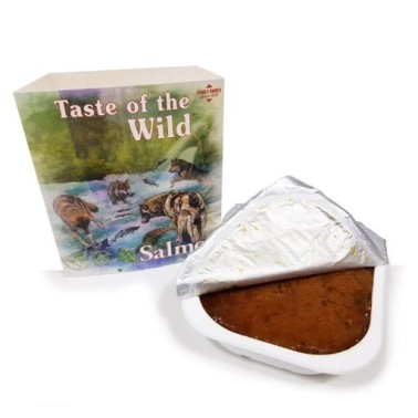 Taste of the Wild Tarrina con Salmón Arenque y Fruta para Perros 390GR