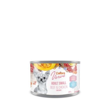 Calibra Comida Húmeda Verve Grain Free Adult Small Ternera y Pollo para Perros 200GR
