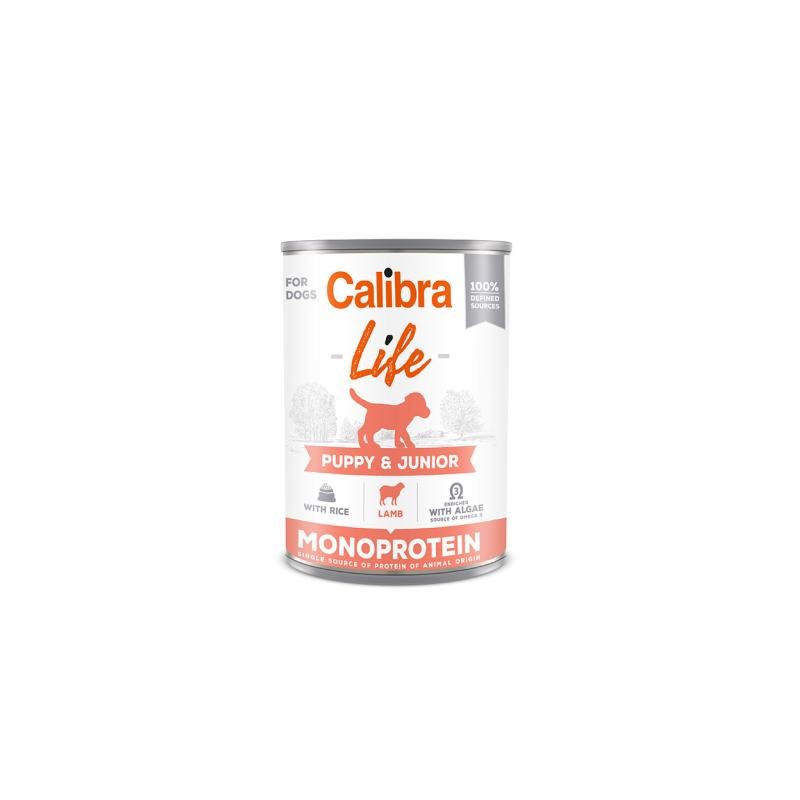 Calibra Comida Húmeda Life Puppy & Junior de Cordero y Arroz para Cachorros 400GR
