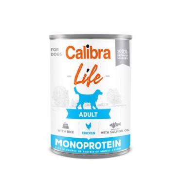 Calibra Comida Húmeda Life Adult de Pollo y Arroz para Perros 400GR