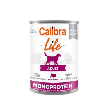 Calibra Comida Húmeda Life Adult de Jabalí y Arándanos para Perros 400GR