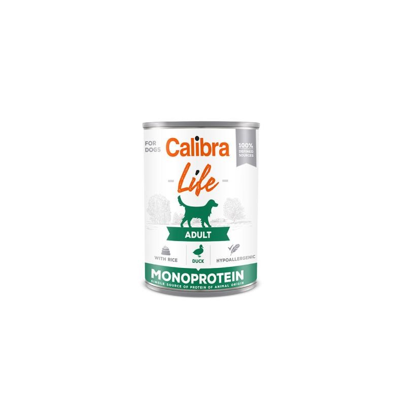 Calibra Comida Húmeda Life Adult de Pato y Arroz para Perros 400GR