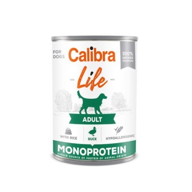 Calibra Comida Húmeda Life Adult de Pato y Arroz para Perros 400GR