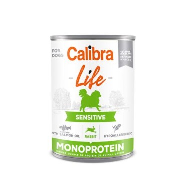 Calibra Comida Húmeda Life Sensitive de Conejo para Perros