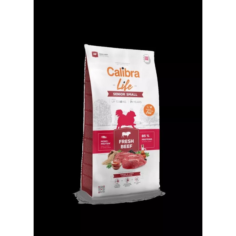 CALIBRA DOG LIFE SENIOR SMALL FRESH BEEF 6KG