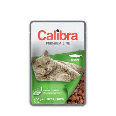 Calibra Cat Sterilised Pouch Salmon 100GR