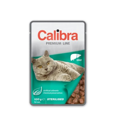Calibra Cat Sterilised Pouch Higado 100GR