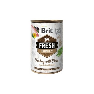 BRIT FRESH FIT & SLIM PERRO ADULTO CON PAVO Y GUISANTES DE 400g