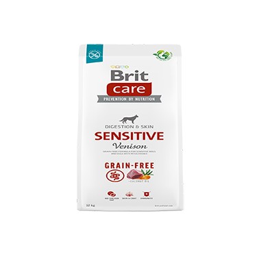BRIT CARE PERRO ADULTO GRAIN FREE SENSITIVE CON VENADO 3Kg