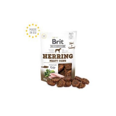 BRIT JERKY SNACK MONEDAS PESCADO BOLSITA DE 80g