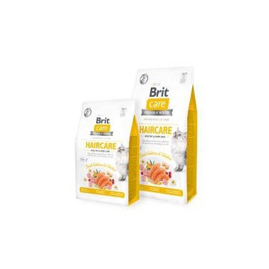 BRIT CARE GRAIN FREE HAIRCARE GATO ADULTO 7Kg