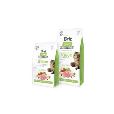 BRIT CARE GRAIN FREE WEIGHT CONTROL GATO SENIOR 7Kg