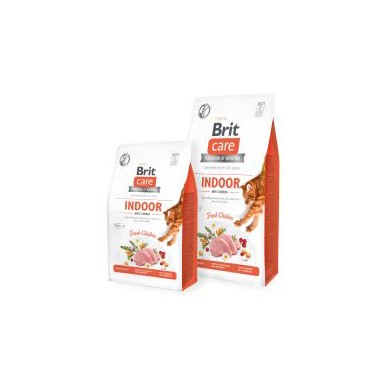 BRIT CARE GRAIN FREE INDOOR ANTI-STRESS GATO ADULTO 400g