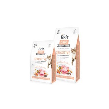 BRIT CARE GRAIN FREE SENSITIVE HEALTHY DIGESTION AND DELICATE TASTE GATO ADULTO 2Kg