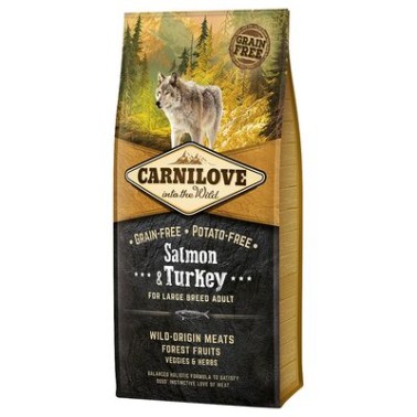 CARNILOVE CANINE ADULT LARGE SALMON PAVO 12KG