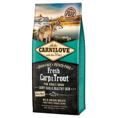 CARNILOVE CANINE ADULT FRESH CARPA TRUCHA HAIR SKIN 12KG