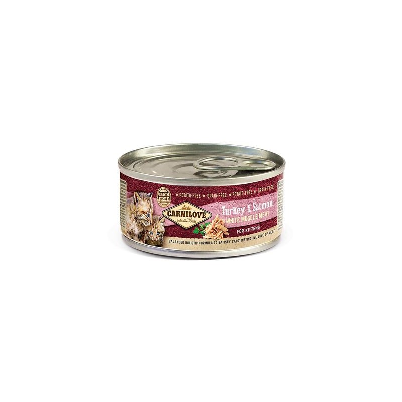 CARNILOVE FELINE KITTEN PAVO SALMON 100GR