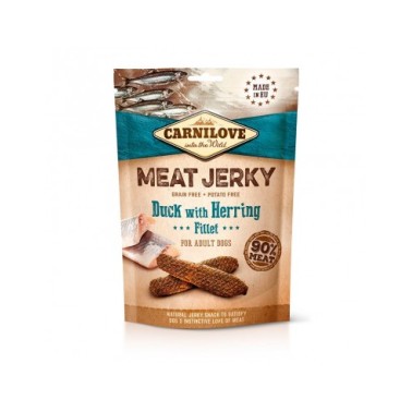CARNILOVE JERKY PATO Y ARENQUES FILETES 100GR