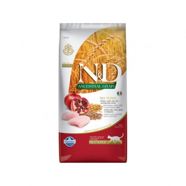 FARMINA ND CAT ANCESTRAL NEUTERED POLLO 300GR