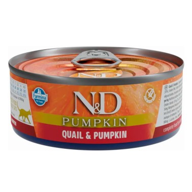 FARMINA ND CAT CODORNIZ PUMPKIN 70GR