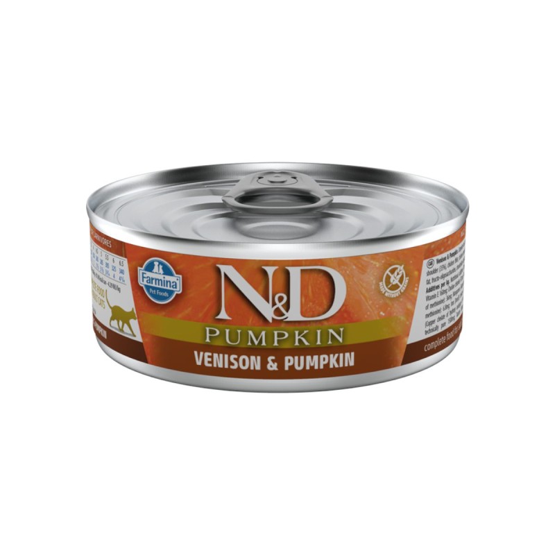 FARMINA ND CAT PUMPKIN VENADO 70GR