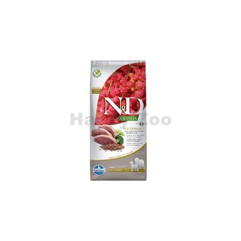 FARMINA ND DOG QUINOA NEUTERED PATO MEDIUM MAXI 12KG