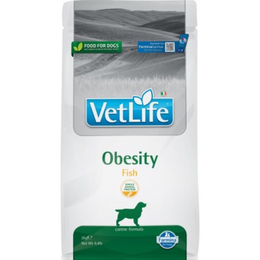 FARMINA VET LIFE NAT DOG OBESITY PESCADO ADULT 12KG