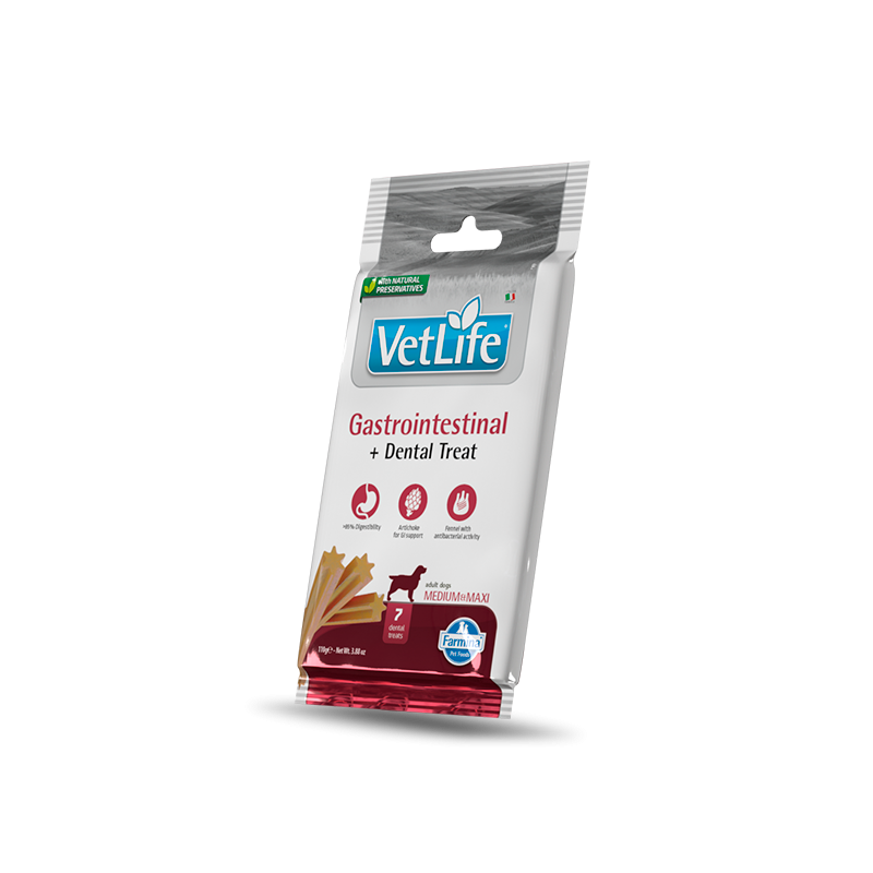 FARMINA TREAT VET LIFE DOG GASTRO INTESTINAL MED/M 110GR