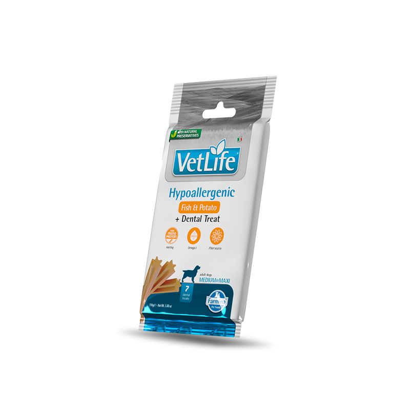 FARMINA TREAT VET LIFE DOG HYPO PESCADO ADULT MED/MAXI 110GR