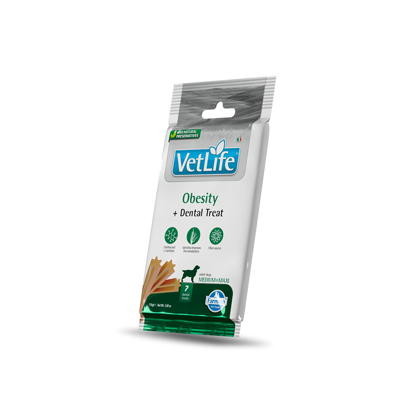 FARMINA TREAT VET LIFE DOG OBESITY ADULT MED/MAX 110GR