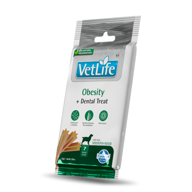 FARMINA TREAT VET LIFE DOG OBESITY ADULT MED/MAX 110GR