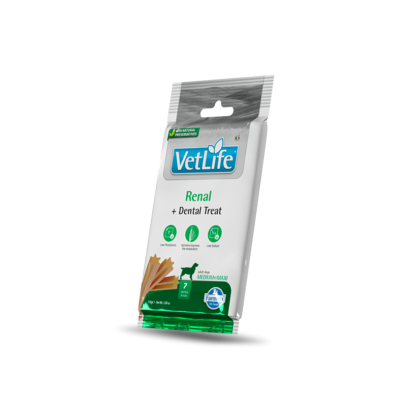 FARMINA TREAT VET LIFE DOG RENAL ADULT MED/MAX 110GR