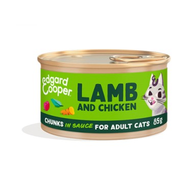 EC FELINE ADULT TROCITOS CORDERO POLLO LATA 85G