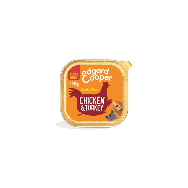 EC CANINE ADULT POLLO Y PAVO TARRINA 150G