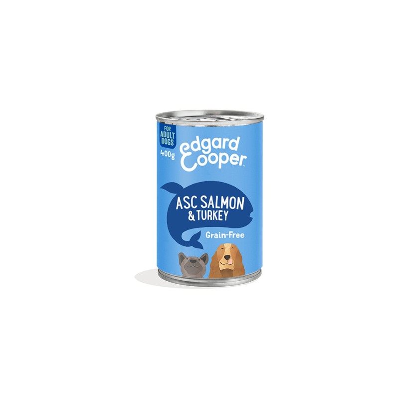 EC CANINE ADULT SALMON Y PAVO LATA 400G