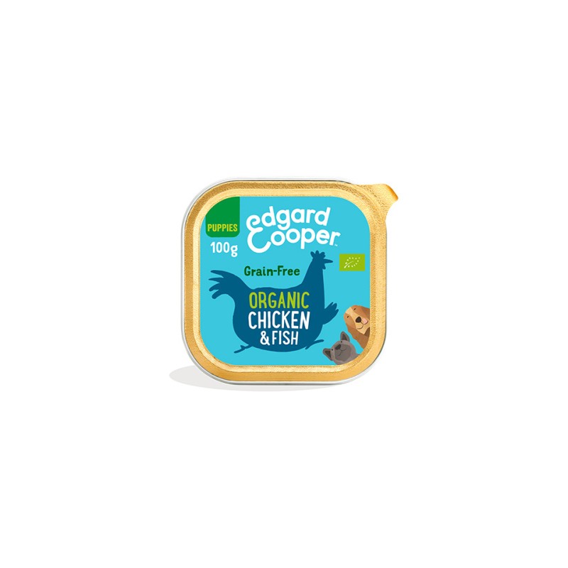 EC CANINE PUPPY BIO ORGANIC POLLO/PESCADO 100G