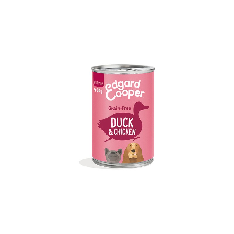 EC CANINE PUPPY PATO Y POLLO LATA 400G