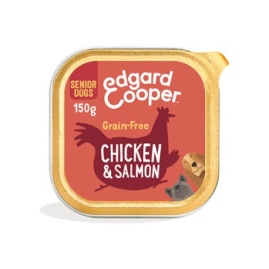 EC CANINE SENIOR POLLO Y SALMON TARRINA 150G