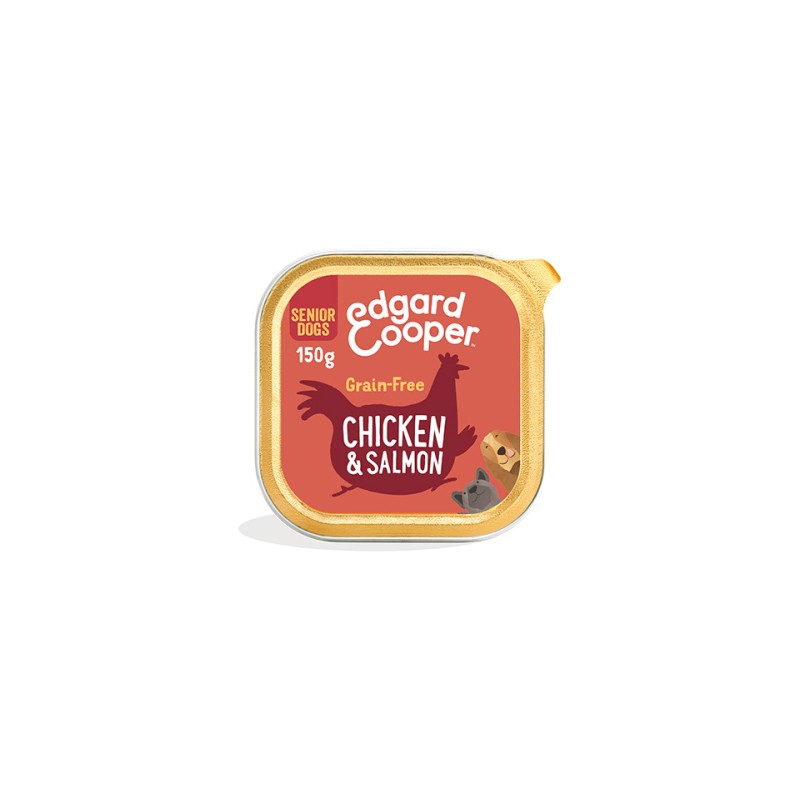 EC CANINE SENIOR POLLO Y SALMON TARRINA 150G