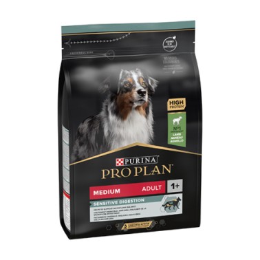 PROPLAN CANINE ADULT MEDIUM DIGEST CORDERO 3 KG