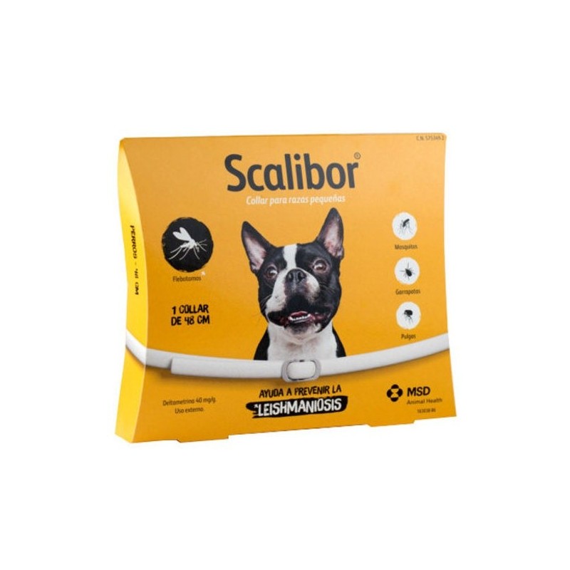 hígado Diacrítico estoy de acuerdo con Scalibor collar antiparasitario perros pequeños 48 cm